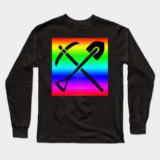 Western Era - Pick Axe and Shovel Long Sleeve T-Shirt